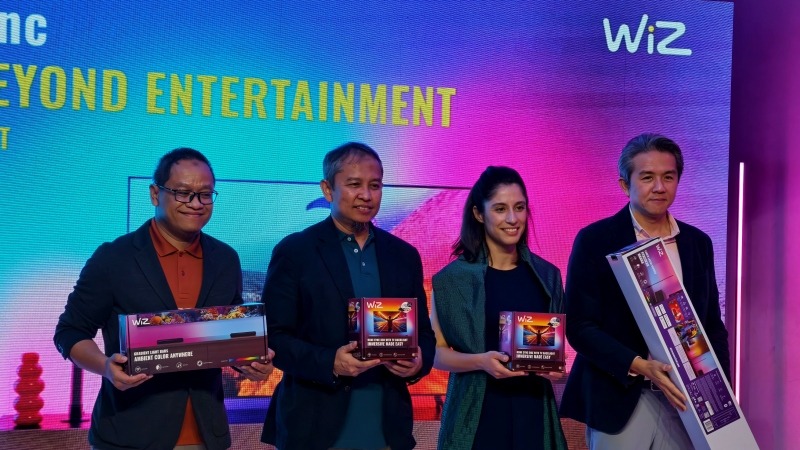 Wiz hadirkan pengalaman bioskop di rumah lewat WiZ TV Sync