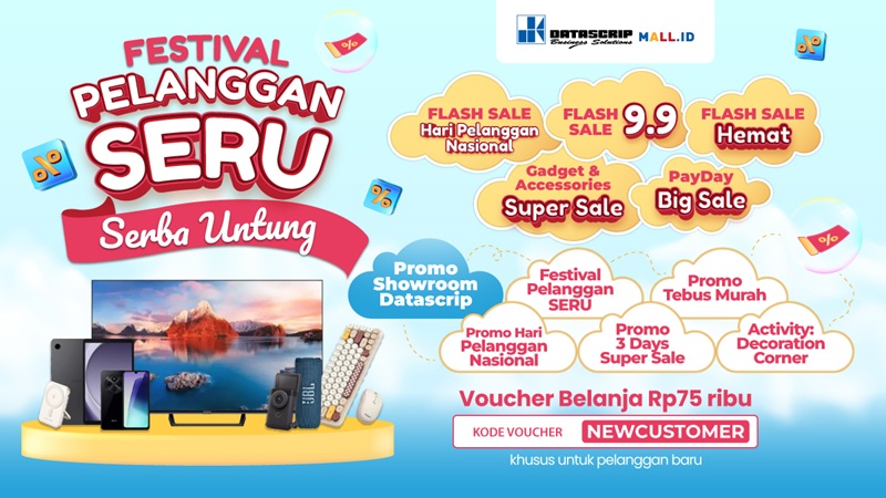 Festival pelanggan SERU di DatascripMall.ID