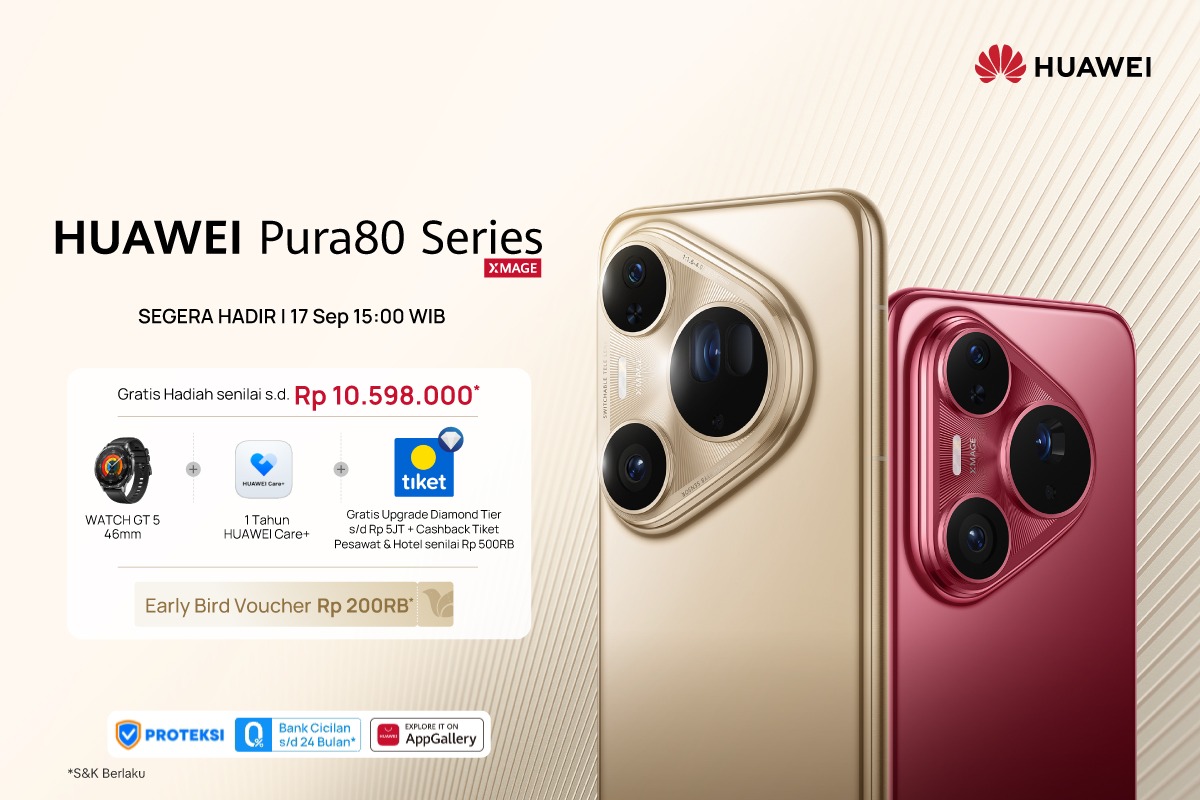 Blibli resmi jual HUAWEI Pura80, bonus hingga Rp10,5 Juta