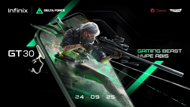 Infinix GT 30 hadir 24 September, bawa banyak fitur gaming