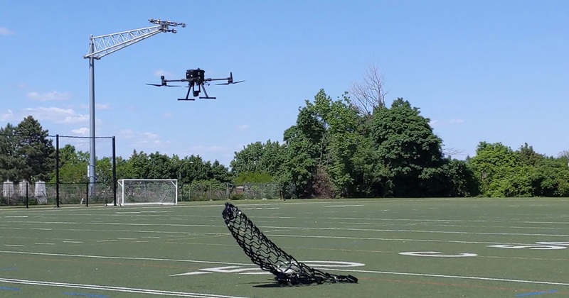 Parasut berlubang tingkatkan keamanan drone