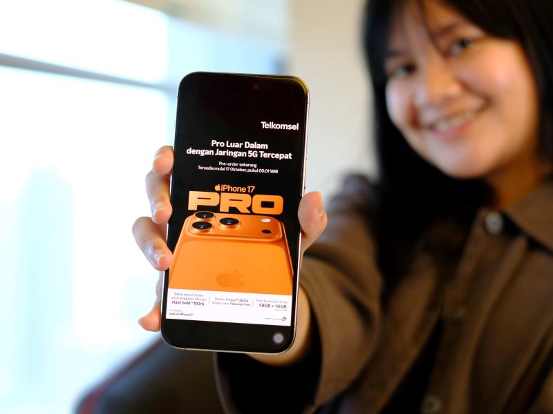 Telkomsel buka pre-order iPhone 17 dengan bundling Halo+ Rp777.000