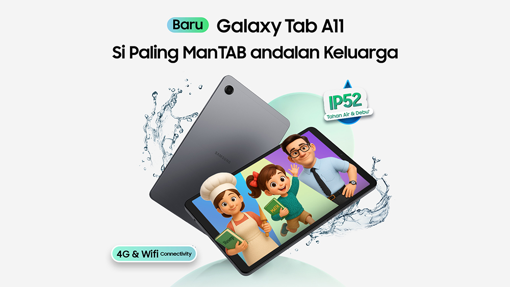 Galaxy Tab A11: Tablet sejutaan yang siap dampingi keluarga