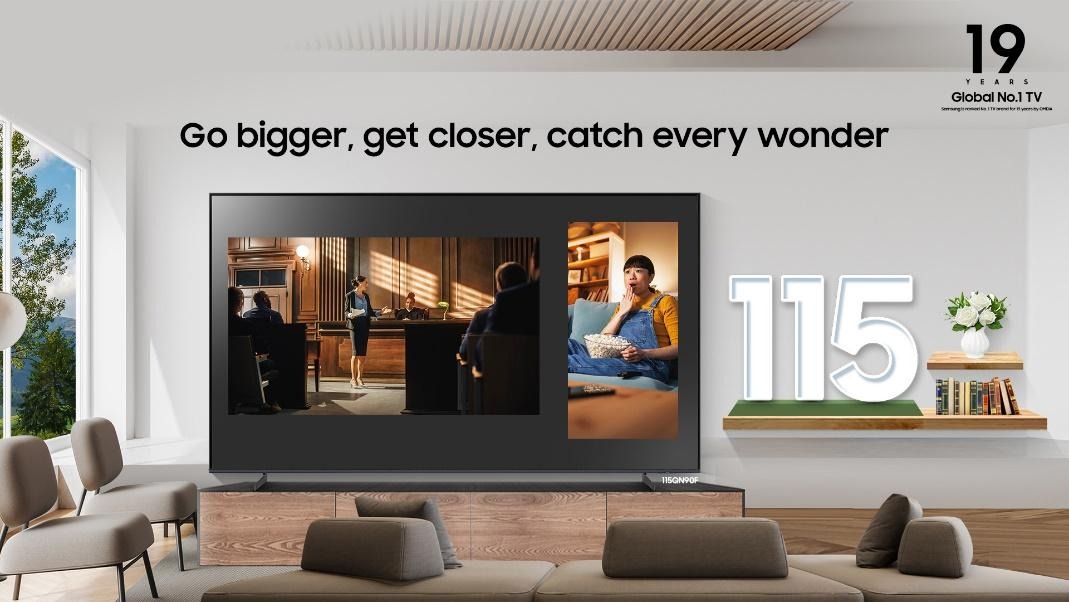 TV Samsung layar besar bawa hiburan rumah ke level baru