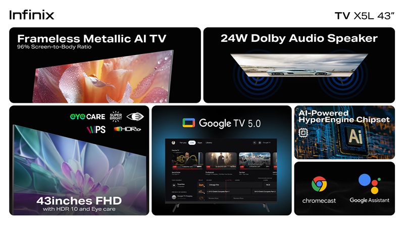 Infinix smart TV X5L 43” hadir di Indonesia, cuma 2 jutaan