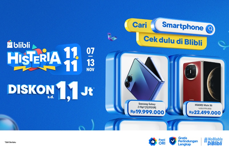 Histeria 11.11: Promo besar dan fakta seru Blibli