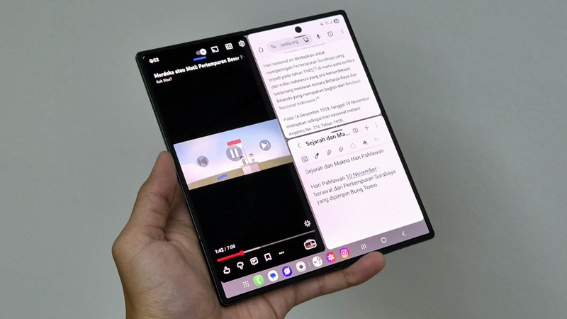 Galaxy Z Fold7 bantu wujudkan semangat pahlawan masa kini
