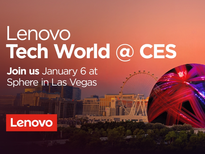 Lenovo Tech World 2026 digelar di Sphere, jadi ajang sebelum CES 2026