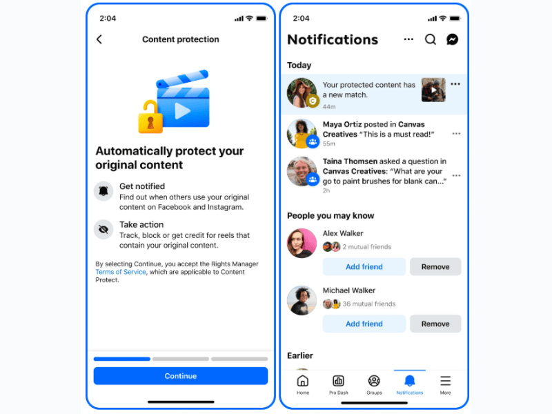 Facebook Content Protection lindungi Reels dari reuploader