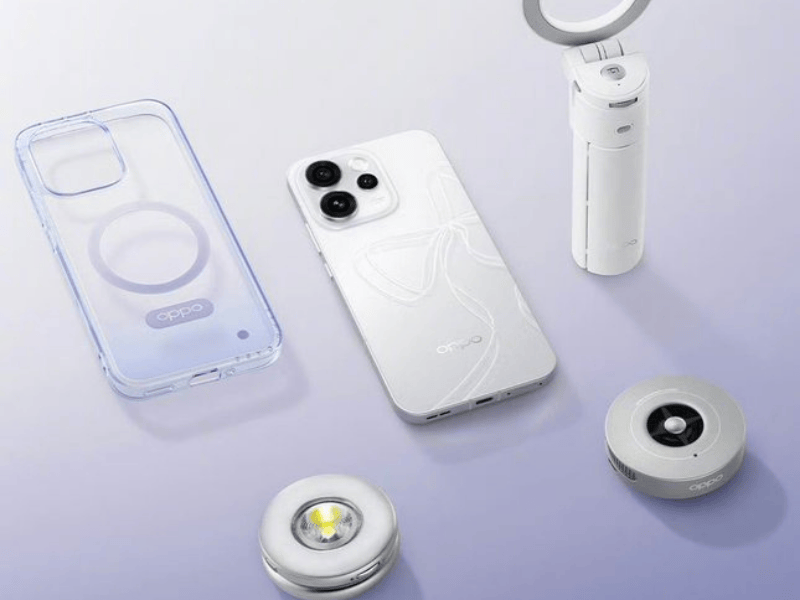 Aksesoris Oppo Magnetic Halo Flash Light, ringkas & multifungsi