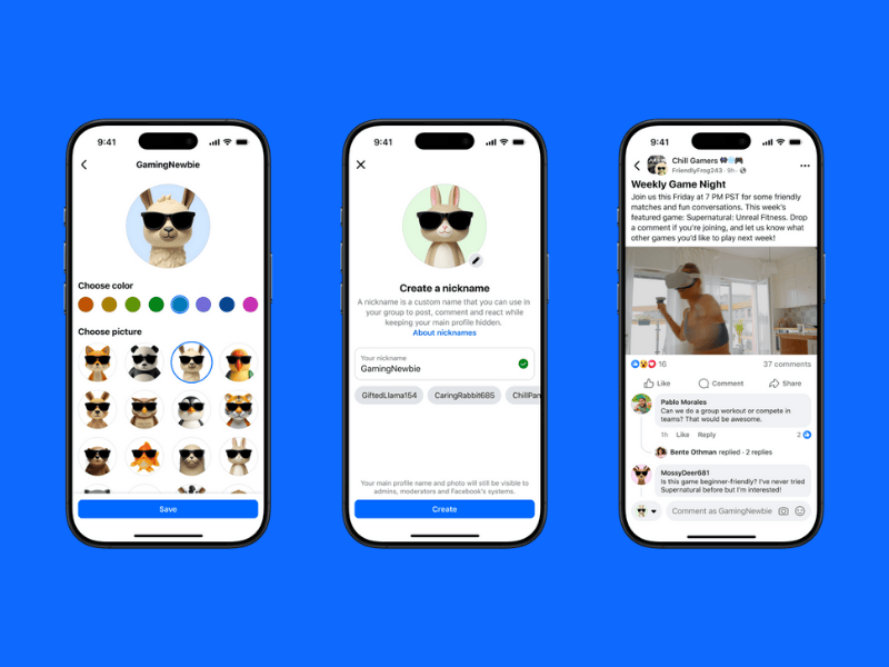 Facebook Groups rilis Nickname, ngobrol aman & fleksibel