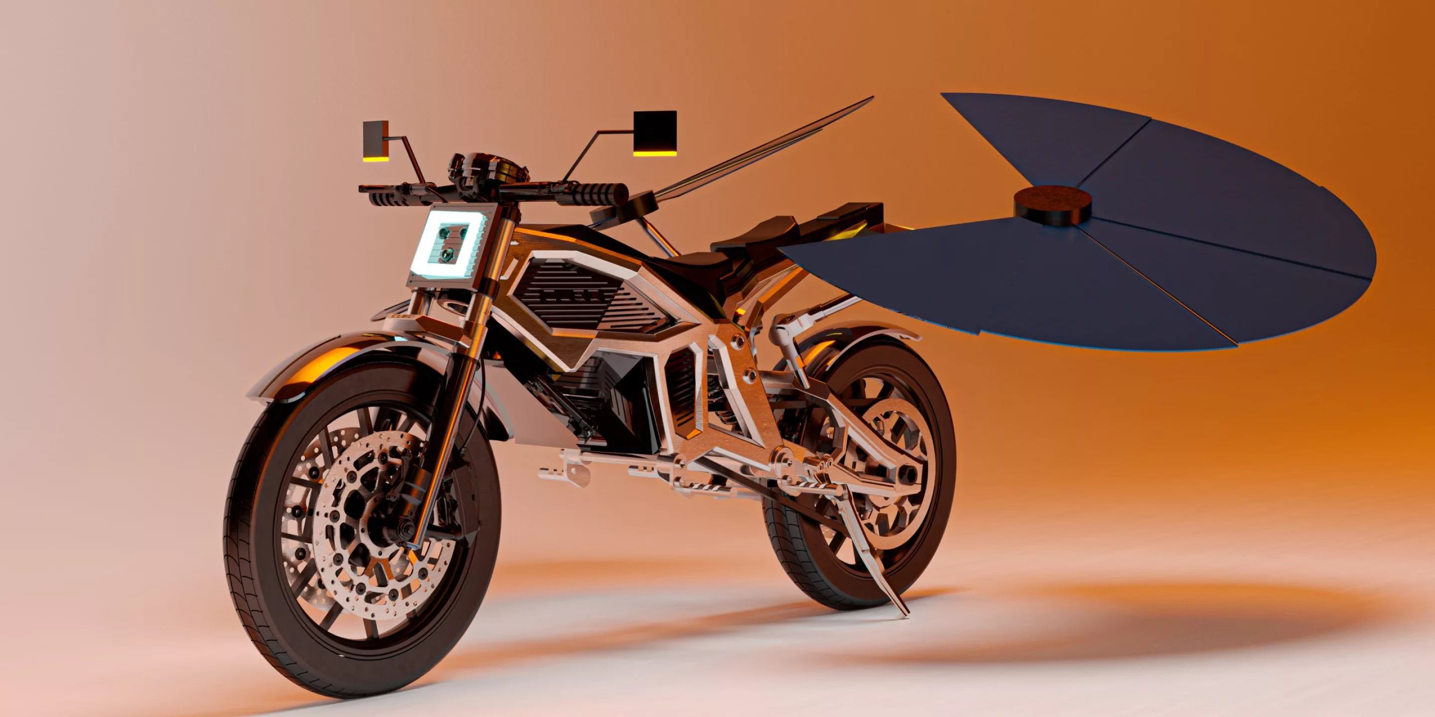Ini dia sepeda motor dengan tenaga surya pertama