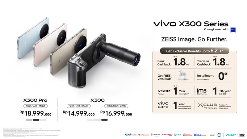 vivo X300 Series sudah dijual perdana, punya kamera mantap
