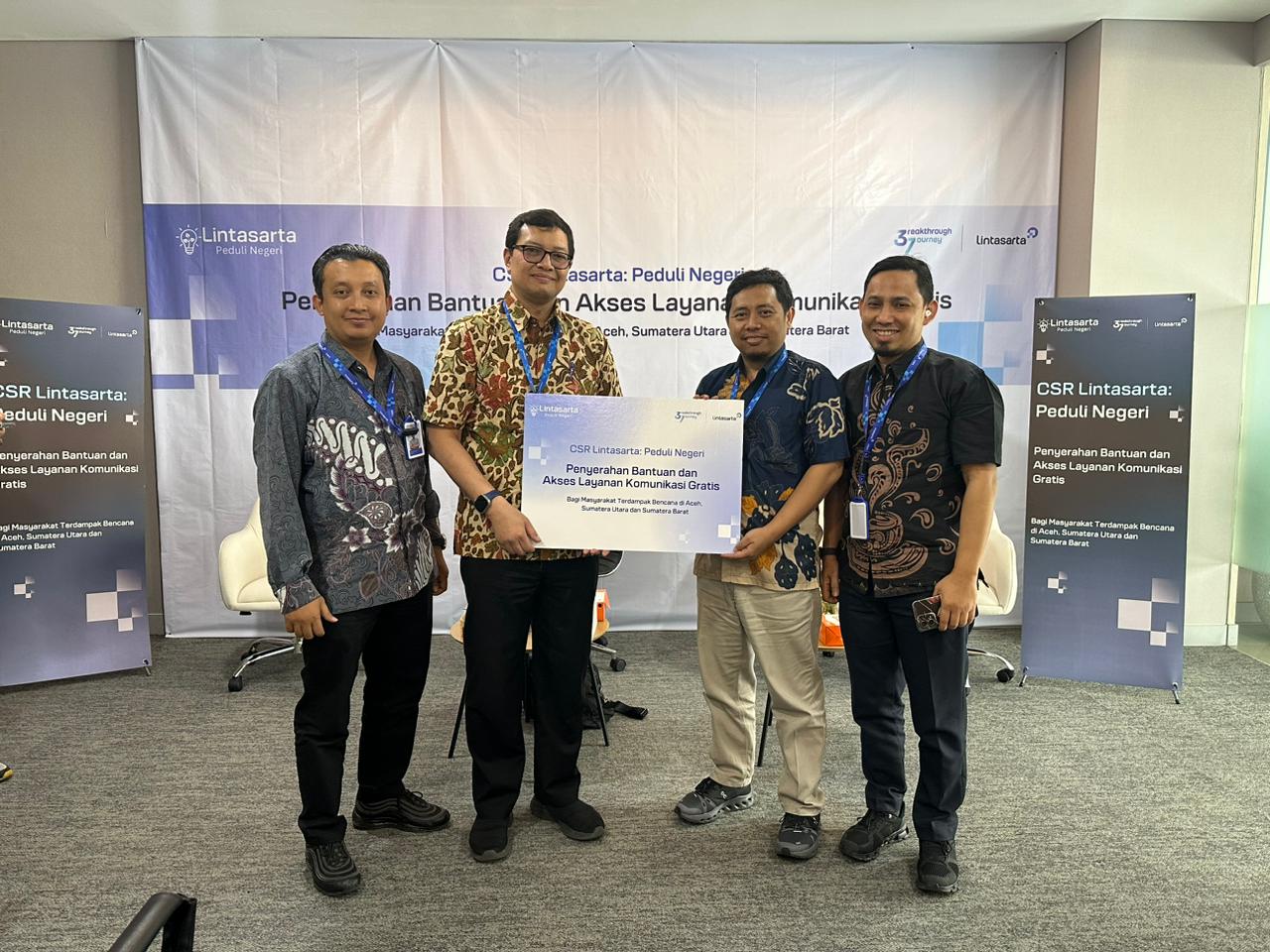 Lintasarta salurkan bantuan ke korban banjir, pinjamkan unit Starlink