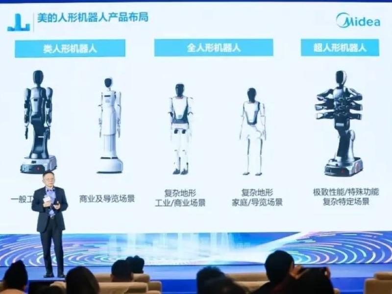 Midea pamer robot humanoid dengan enam tangan