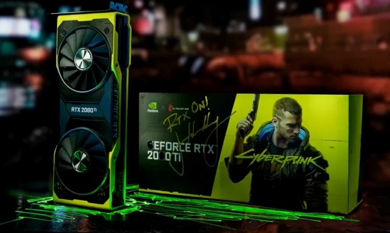 NVIDIA undi 2 penggemar untuk dapatkan RTX 2080 Ti Cyberpunk Edition
