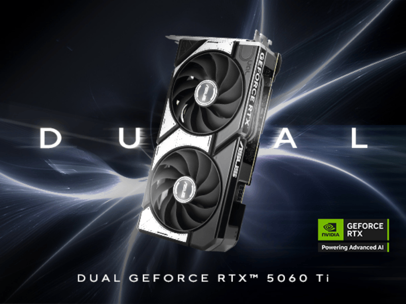 ASUS tambah Dual RTX 5060 Ti EVO desain ramping 2.1-Slot