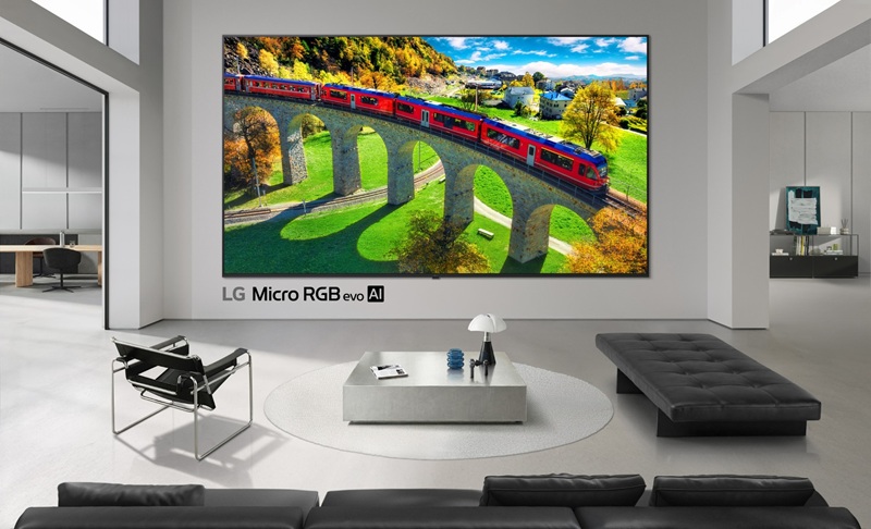 LG siap pamer TV Micro RGB evo CES 2026