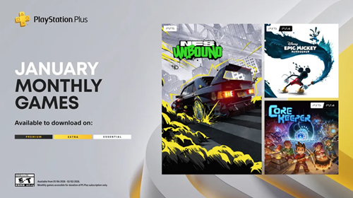 PS Plus Januari tampilkan Need for Speed Unbound & Disney Epic Mickey