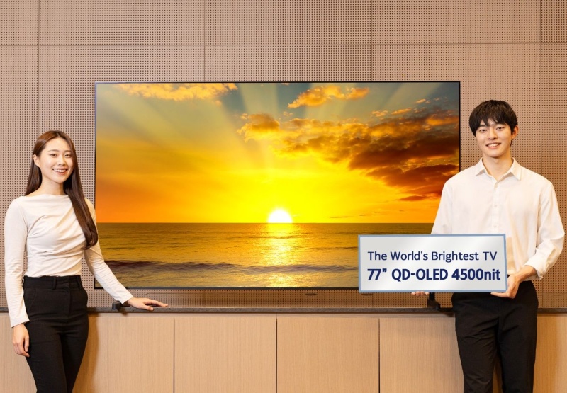 Samsung perkenalkan TV paling terang, OLED dengan kecerahan hingga 4500 nits