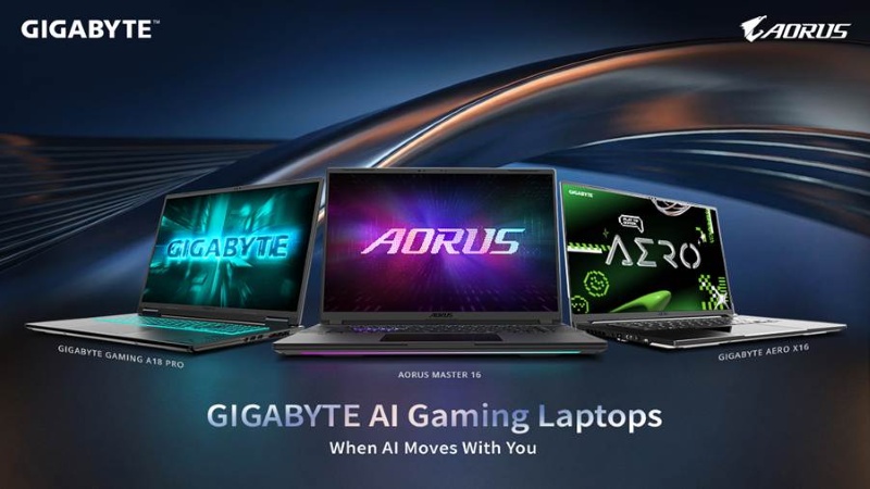 GIGABYTE hadirkan jajaran laptop AI bertenaga