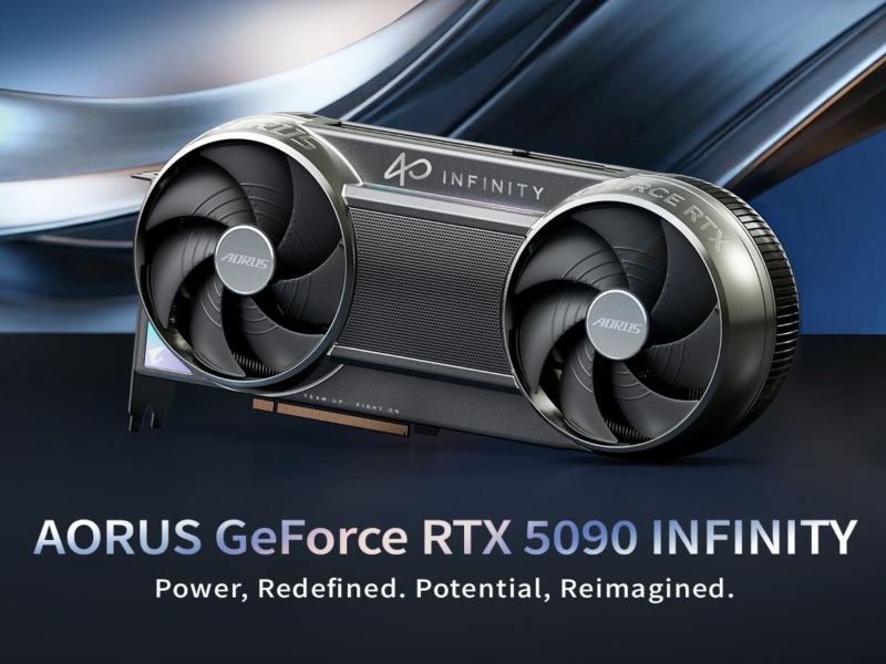 GIGABYTE AORUS GeForce RTX 5090 INFINITY resmi meluncur