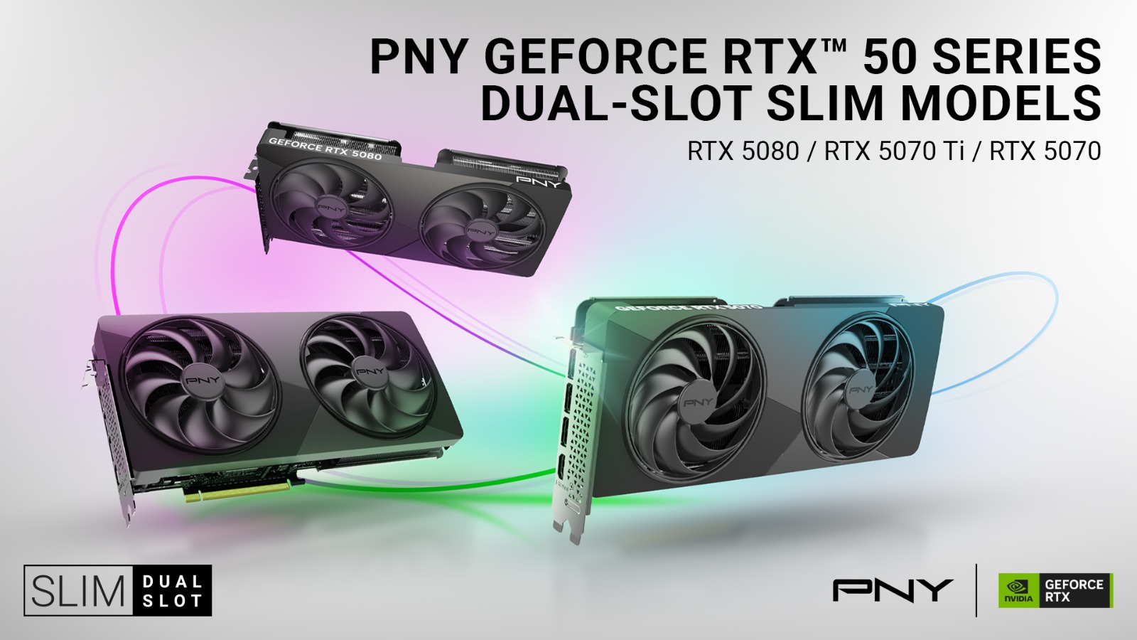 PNY RTX 50-Series Slim GPU gahar untuk PC Mini ITX