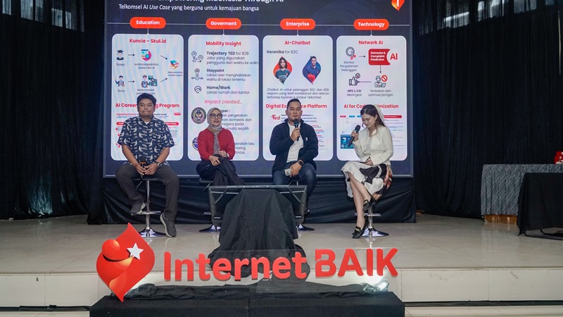 Telkomsel siap cerahkan literasi AI di Indonesia lewat Internet BAIK