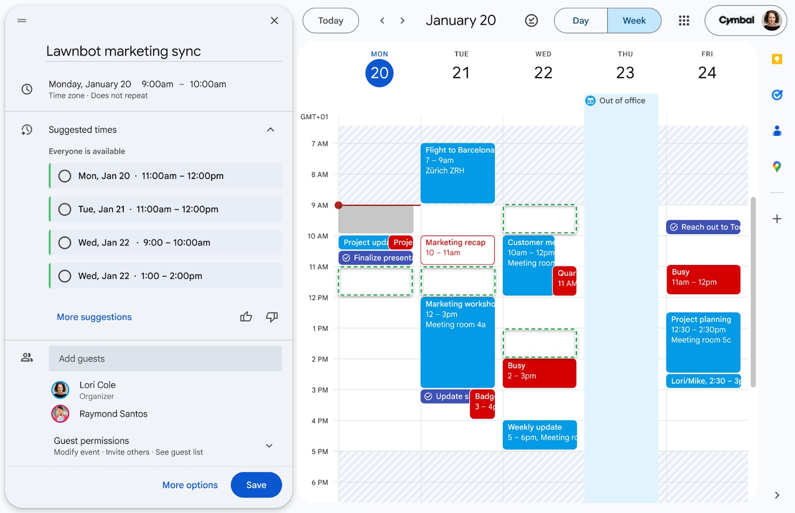 Atur jadwal rapat anti drama via Gemini di Google Calendar