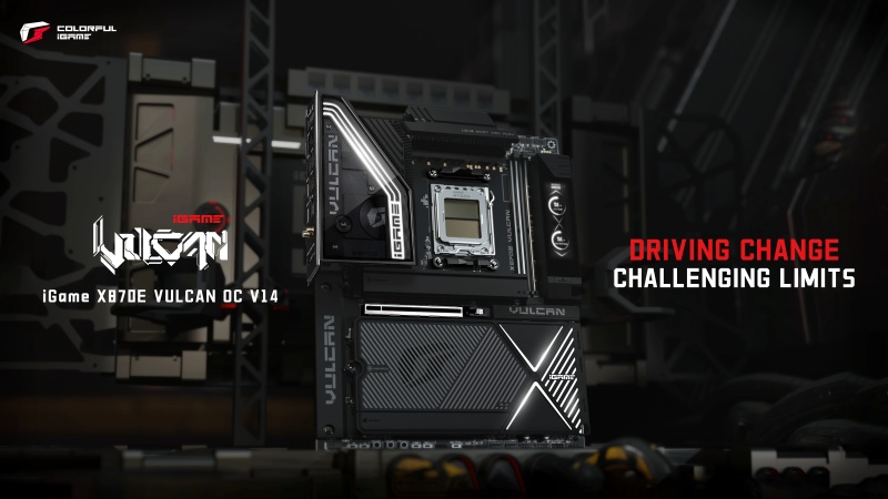 Colorful iGame X870E VULCAN OC resmi meluncur