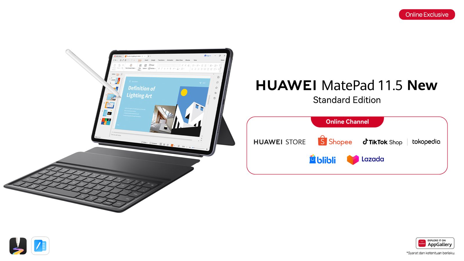 Huawei segarkan lini tablet entry-level dengan MatePad 11.5 New Standard Edition