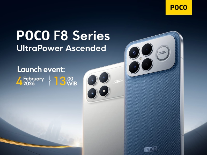 POCO F8 hadir pekan depan, performa oke speaker menggelegar