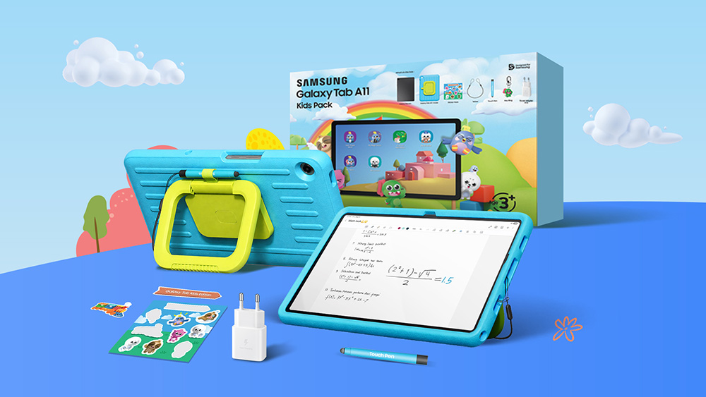 Samsung rilis Galaxy Tab A11 Kids Pack, tablet edukasi tangguh & aman untuk anak