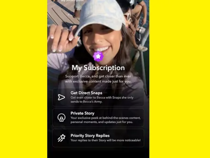 Snapchat AS mulai uji coba Creator Subscriptions 23 Februari
