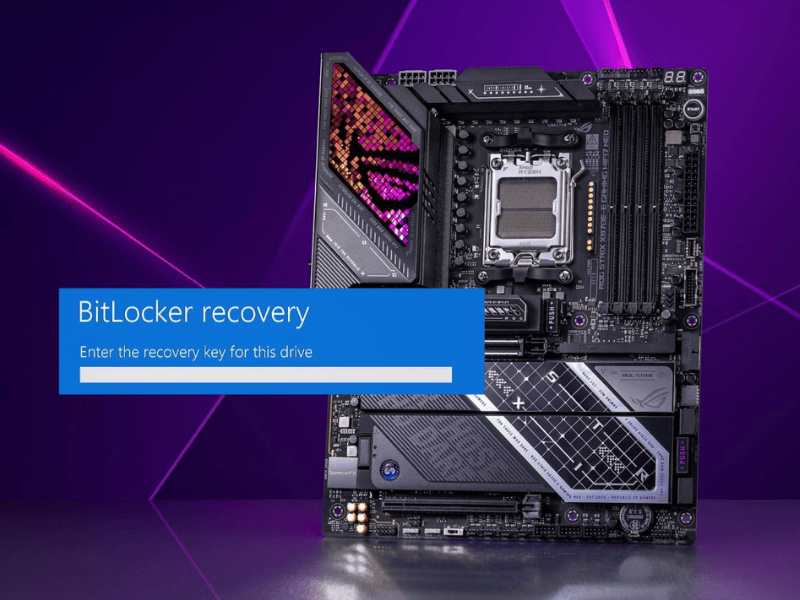 Update BIOS ASUS atasi Recovery Key BitLocker