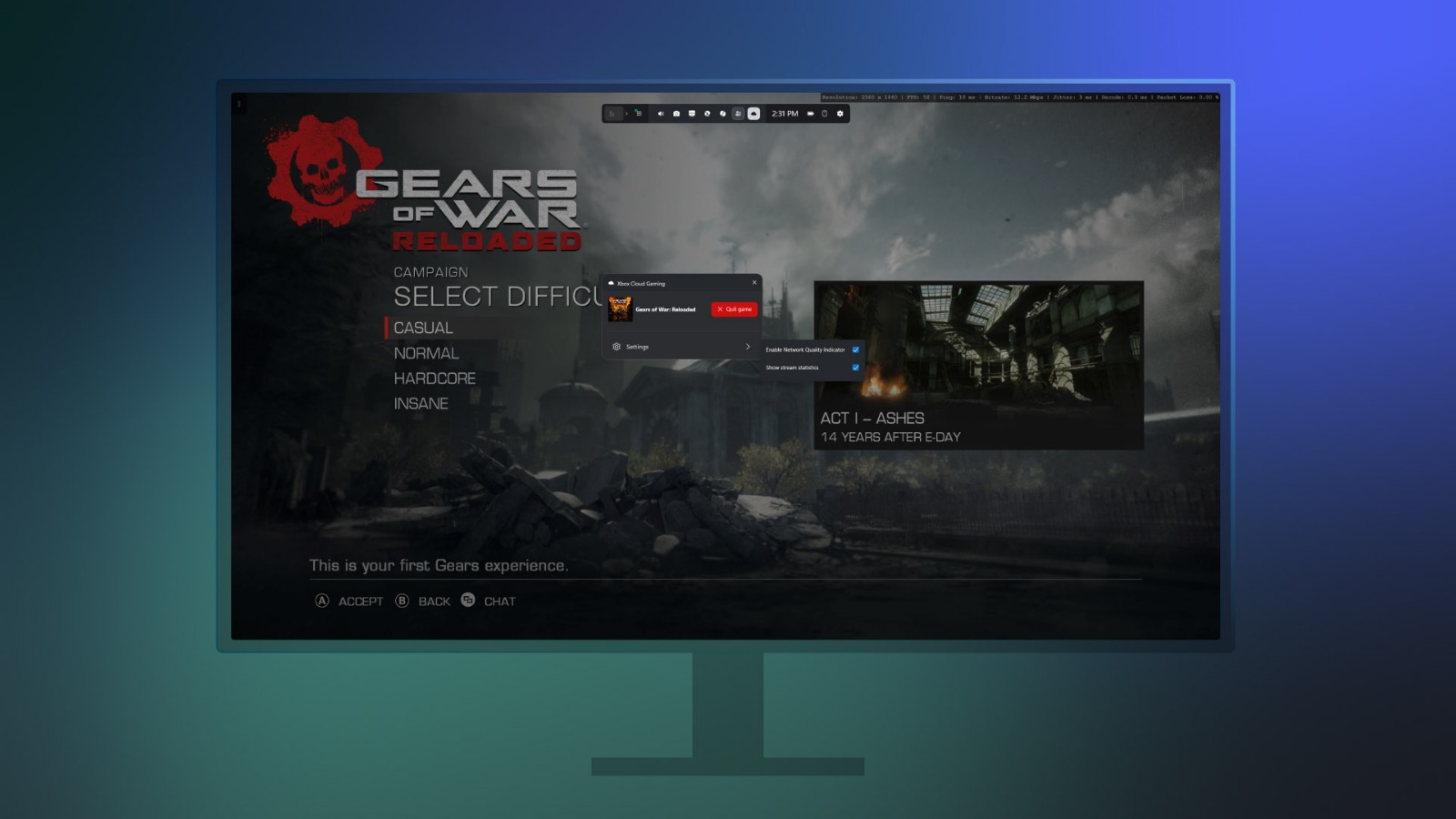 Microsoft rilis streaming 1440p untuk konsol Xbox