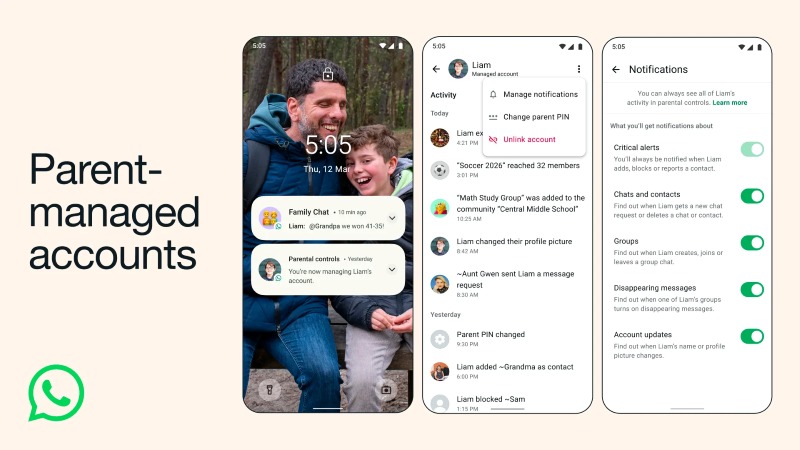WhatsApp izinkan pengguna di bawah 13 tahun dengan akun tertaut ke orang tua