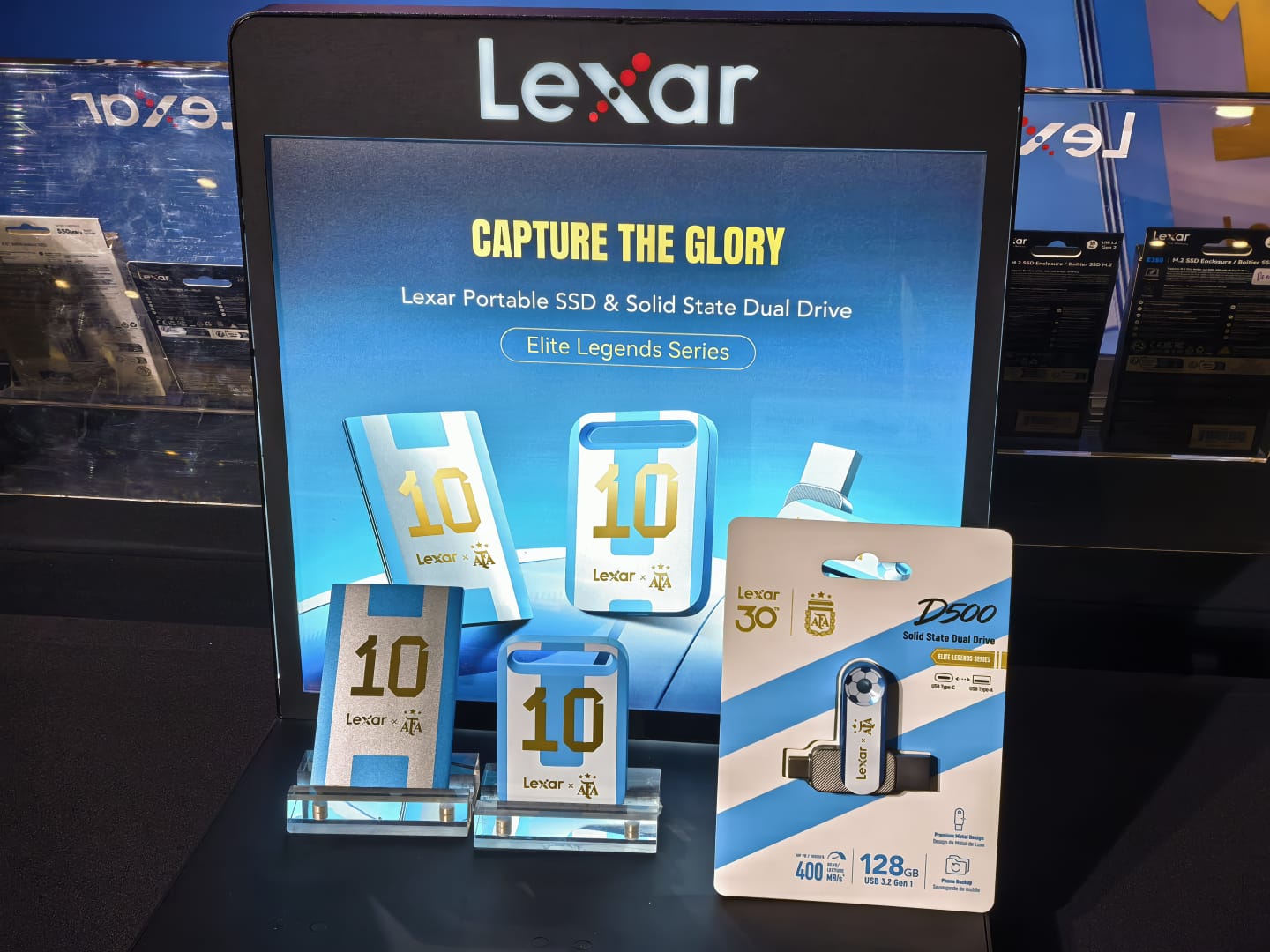 Lexar gandeng timnas Atgentina, hadirkan produk limited edition