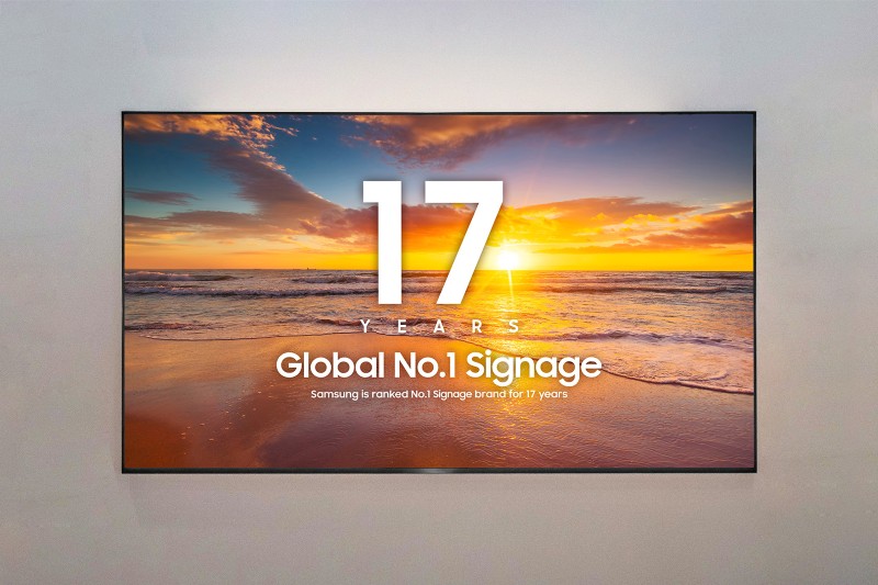 Samsung rajai pasar comersial display 17 tahun berturut-turut