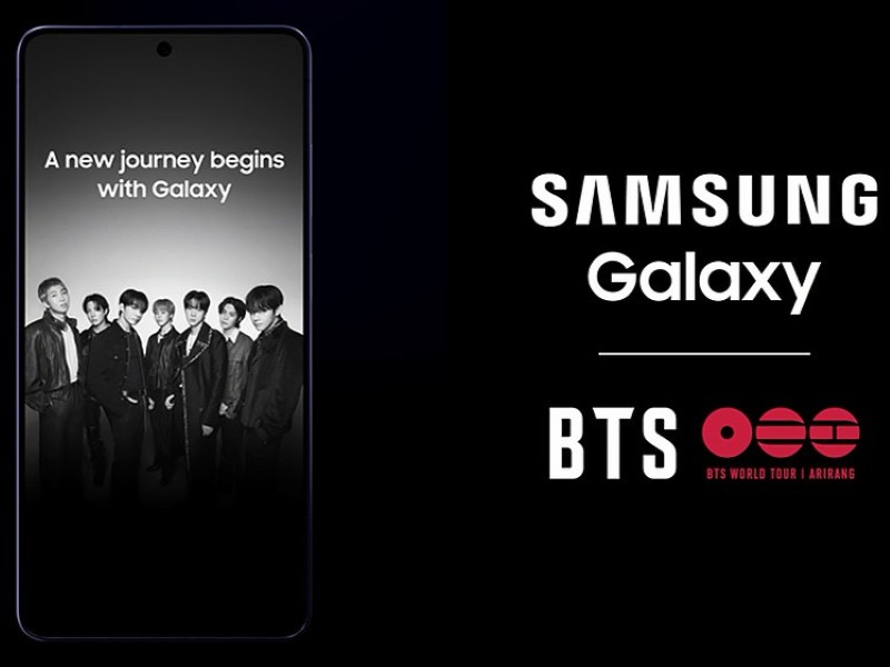 Samsung Galaxy resmi jadi smartphone resmi tur dunia BTS