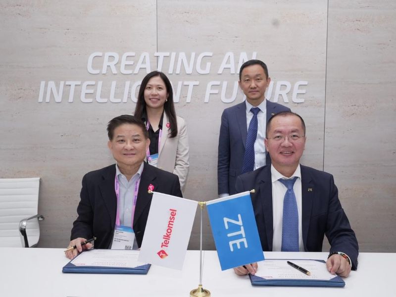 Telkomsen dan ZTE lakukan kemitraan stratgis di MWC 2026
