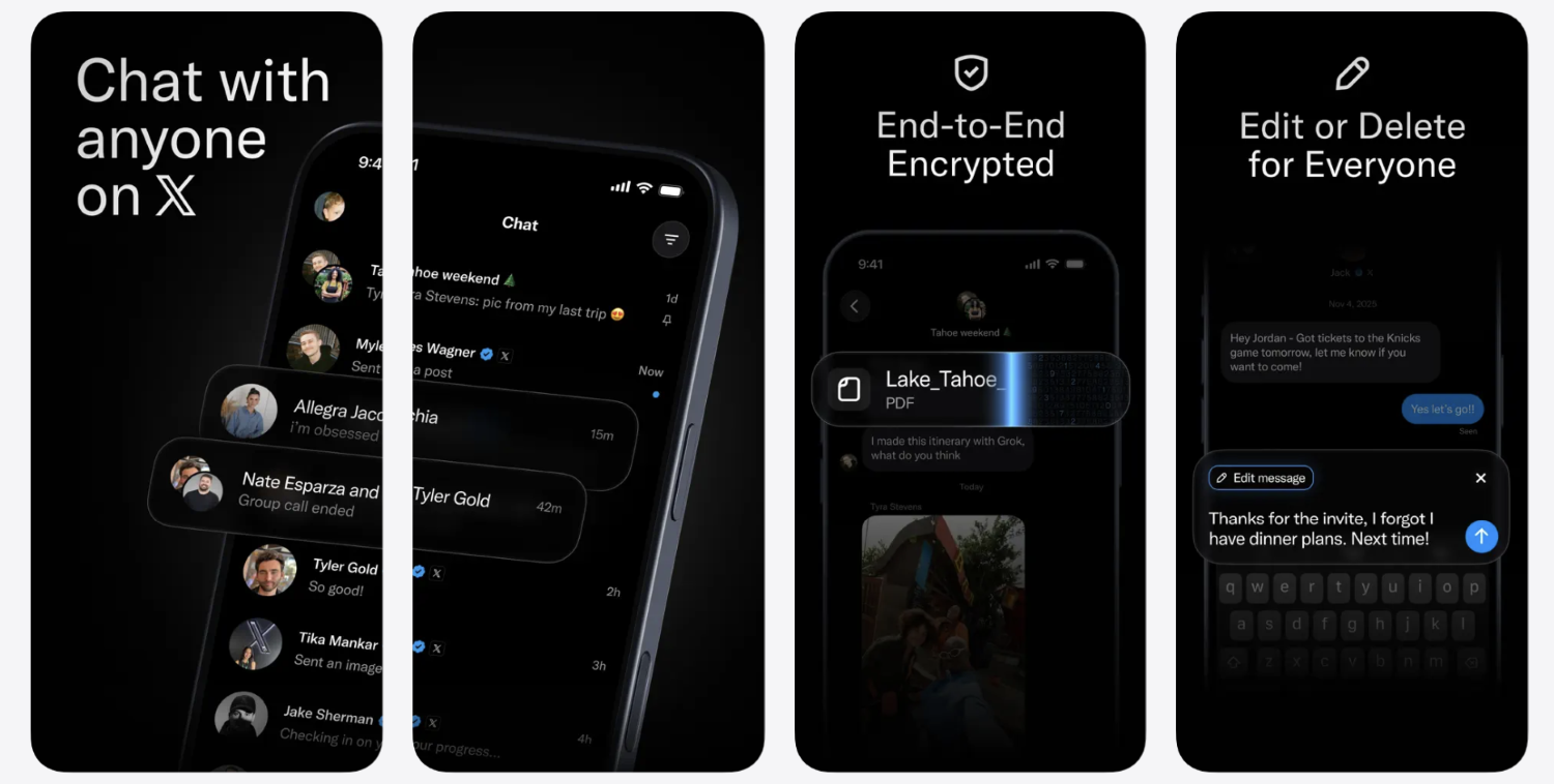 X resmi rilis aplikasi XChat di iOS, siap bersaing dengan WA