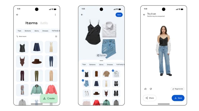 Google Photos perkenalkan fitur Wardrobe, bisa bikin lemari baju digital
