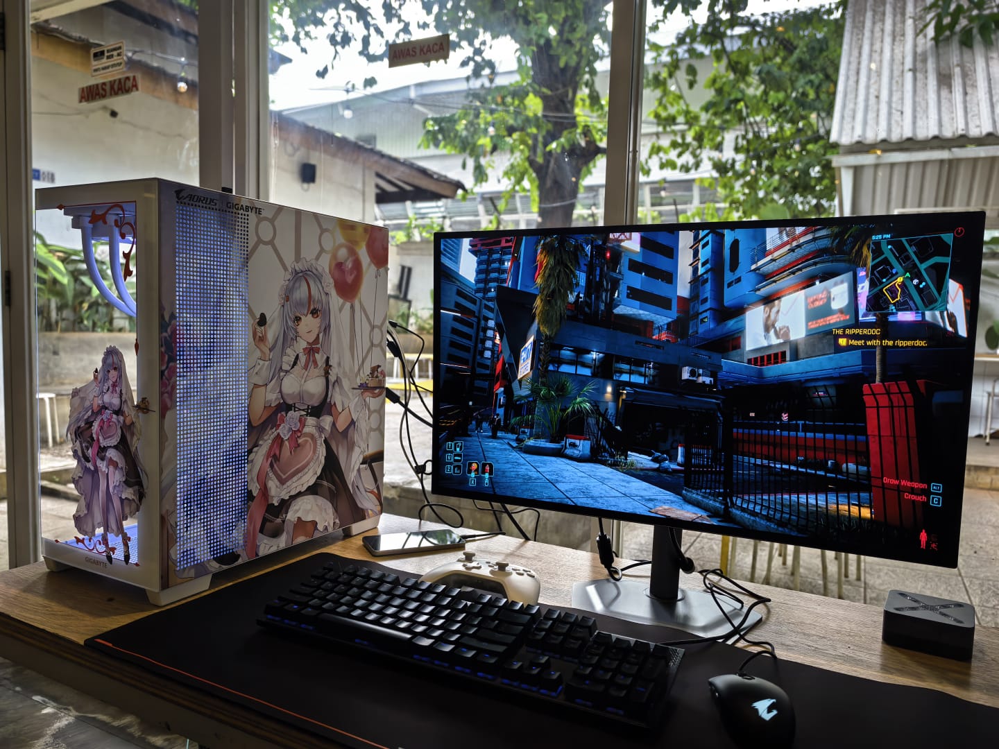 Uji monitor Gigabyte G27Q20 dan PC Aorus Bertema Ari, main gim gas pol!