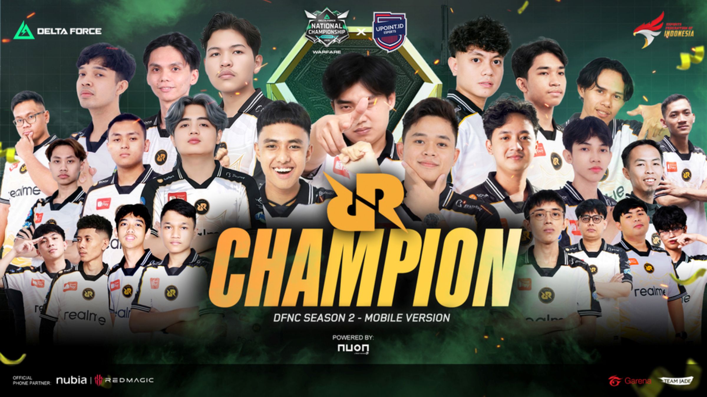 RRQ kembali raih gelar juara Delta Force National Championship S2