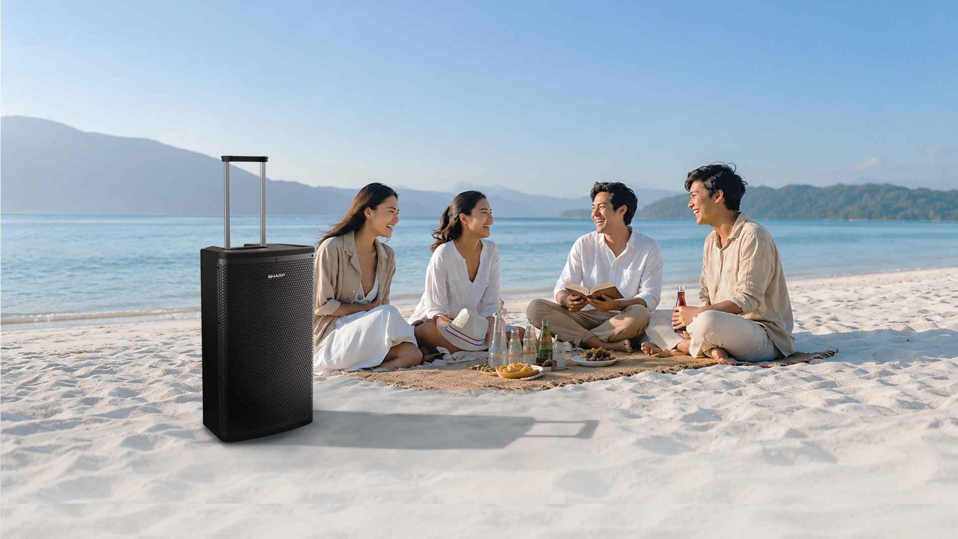 Sharp rilis speaker portable 200W dengan fitur Multi-Link