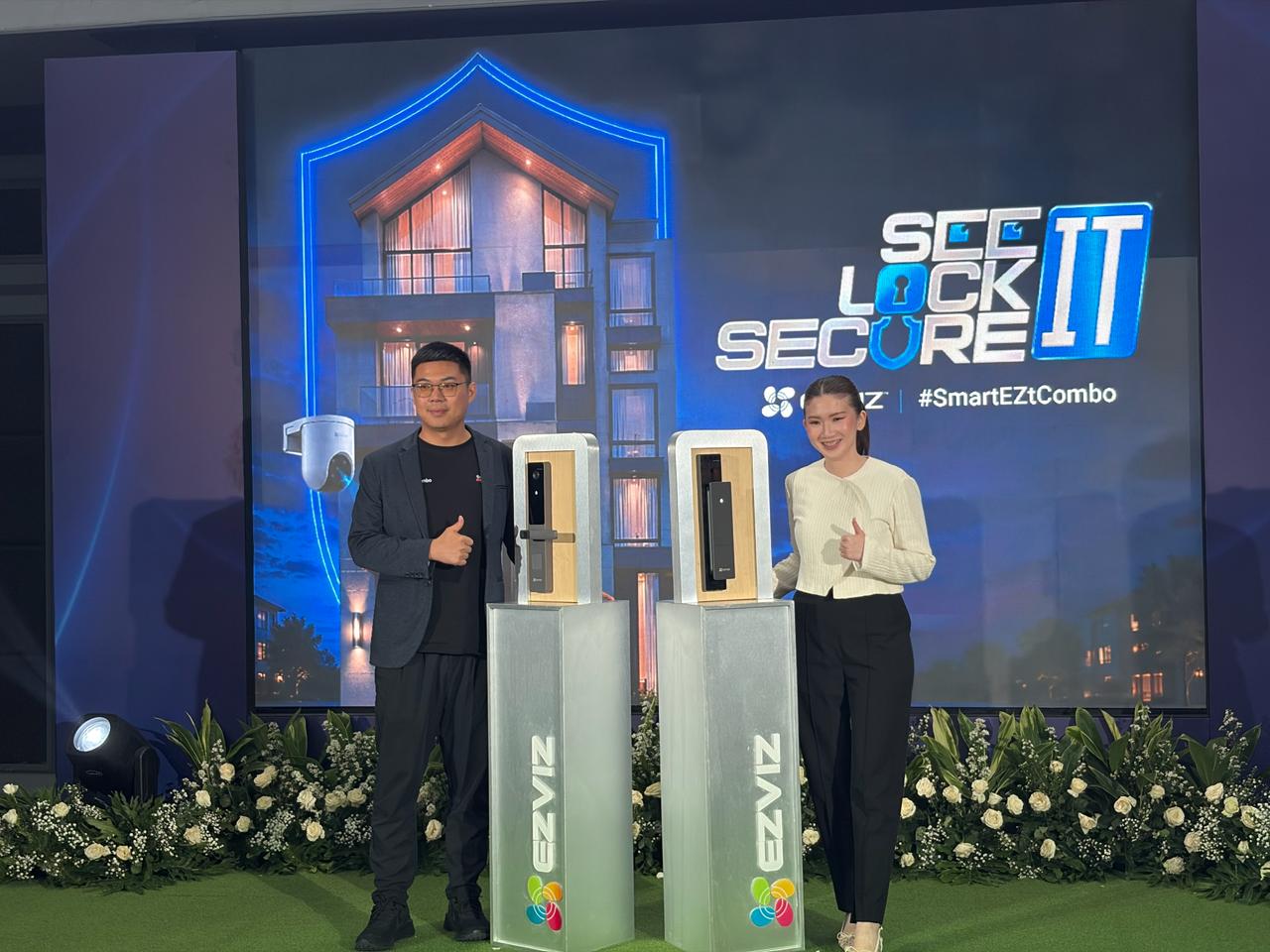Smart Lock EZVIZ terbaru bisa kenali wajah dan vena tangan
