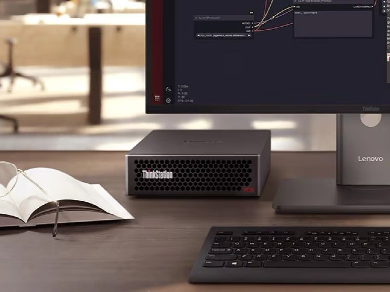 Lenovo bawa ThinkStation PGX ke Indonesia, mini PC AI bertenaga