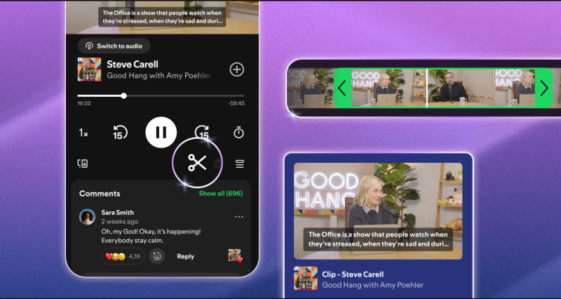 Spotify rilis Clips, berbagi momen podcast kini makin mudah