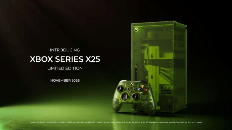 Xbox rayakan ulang tahun ke-25 dengan hadirkan konsol transparan